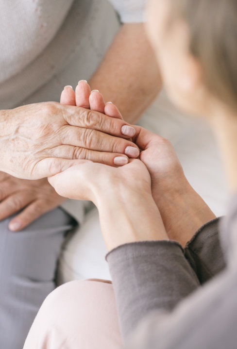 hands holding