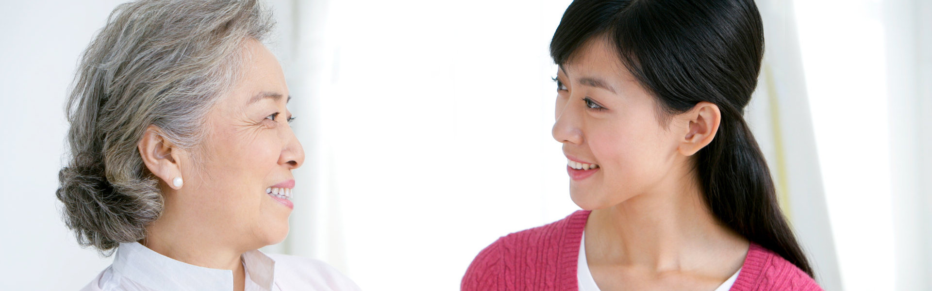 two person talking